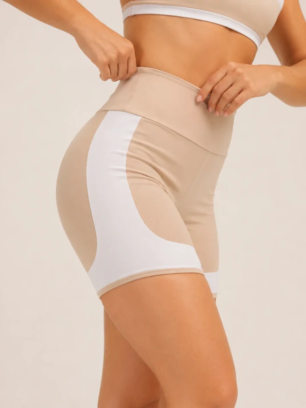 Conj. Bicolor Bianca - Nude e branco