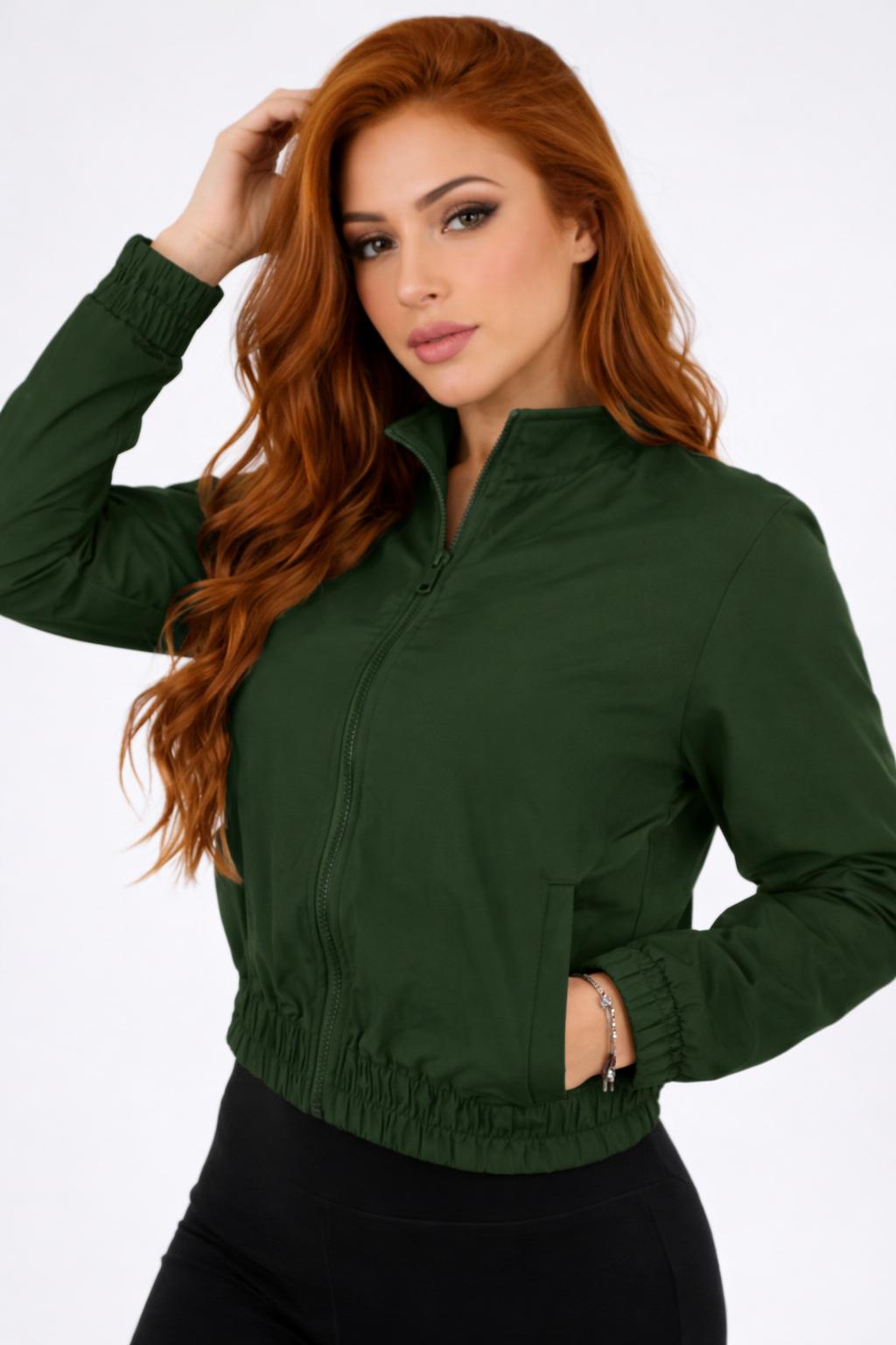 Jaqueta Corta Vento Sky - Verde militar